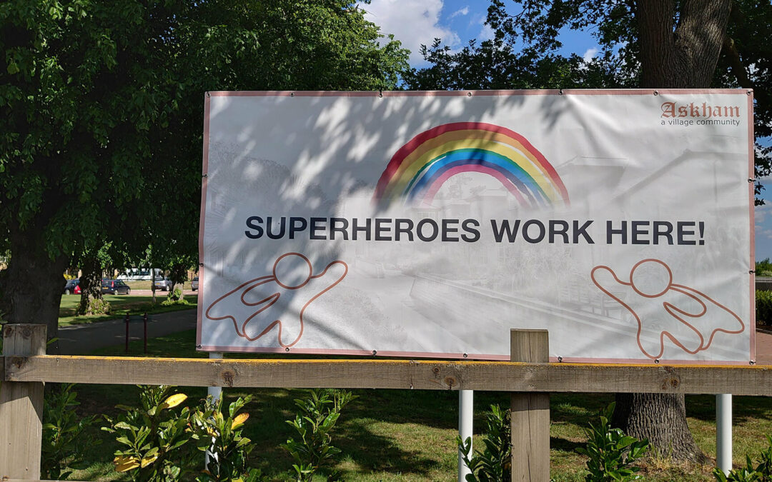Superheroes work here