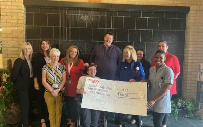 Askham thanks Tesco’s Kelly in the Community for their support